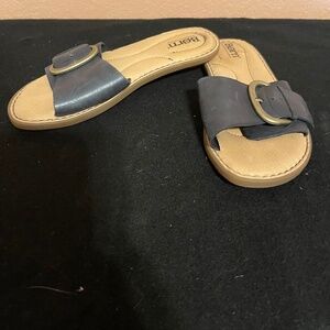 Born Miarra black slide sandals